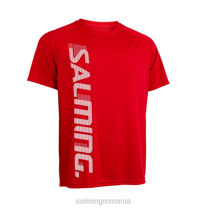 tricou de antrenament 2.0 bărbați Salming roșu îmbrăcăminte 086414